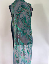 Load image into Gallery viewer, Black Eucalyptus Leaves Scarf/Shawl