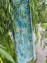 Load image into Gallery viewer, Pale Gray Eucalyptus Leaves Scarf/Shawl