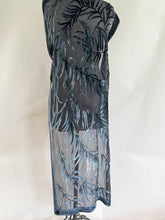 Load image into Gallery viewer, All Black Eucalyptus Leaves Scarf/Shawl