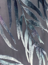Load image into Gallery viewer, All Black Eucalyptus Leaves Scarf/Shawl