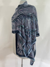 Load image into Gallery viewer, All Black Eucalyptus Leaves Scarf/Shawl
