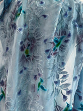 Load image into Gallery viewer, Hummingbirds Scarf/Shawl in Robins egg