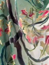 Load image into Gallery viewer, Green Oak Leaves Scarf/Shawl