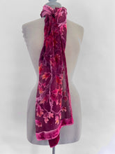 Load image into Gallery viewer, Red Oak Leaves Scarf/Shawl