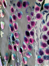 Load image into Gallery viewer, Velvet Kimono with Willow Branches in Purple