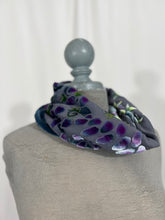 Load image into Gallery viewer, Circle Scarf in Gray with Willow Branches