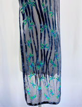 Load image into Gallery viewer, Dragonflies Scarf in black