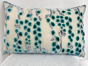 Ivory 12"x20" Pillow with Willow Branches Pattern