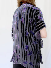 Load image into Gallery viewer, Kimono Jacket in Black with Dragonflies