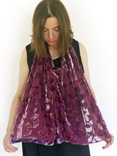 Load image into Gallery viewer, Poncho/Scarf in Berry