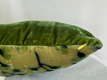 Load image into Gallery viewer, Chartreuse Green Gingko Pillow