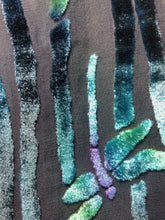 Load image into Gallery viewer, Dragonflies Scarf in black