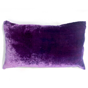 Dusty Purple 12"x20" Pillow with Willow Branches Pattern-Sherit Levin
