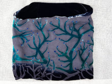 Load image into Gallery viewer, Winter Branches Circle Scarf in Black