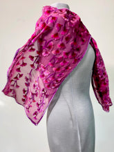 Load image into Gallery viewer, Floral Fuchsia Scarf