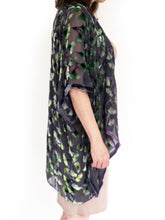 Load image into Gallery viewer, Gingko Leaves Velvet Kimono in shorter style-Sherit Levin