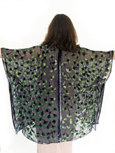 Load image into Gallery viewer, Gingko Leaves Velvet Kimono in shorter style-Sherit Levin