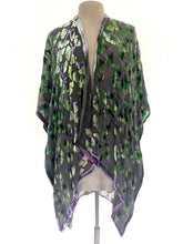 Load image into Gallery viewer, Gingko Leaves Velvet Kimono in shorter style-Sherit Levin