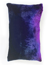 Load image into Gallery viewer, Gingko Velvet Pillow in Shades of Purple