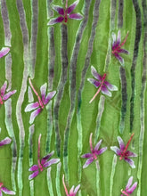 Load image into Gallery viewer, Dragonflies Scarf in Spring Green