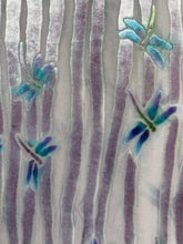 Load image into Gallery viewer, Dragonflies Scarf in Ple Gray