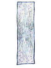 Load image into Gallery viewer, Scarf/Shawl with Dragonflies in Pale Gray