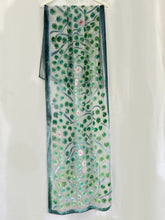 Load image into Gallery viewer, Devoré Velvet Lily Pads Scarf/Shawl