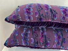 Load image into Gallery viewer, Mauve Purple 12&quot;x20&quot; Pillow with Willow Branches Pattern
