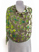 Load image into Gallery viewer, Olive Green Versatile Velvet Poncho-Sherit Levin