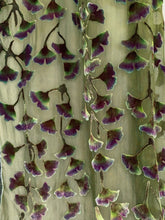 Load image into Gallery viewer, Flowering Branches Scarf/Wrap in Olive Green
