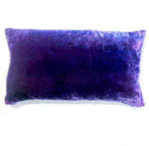 Purple 12"x20" Pillow with Dragonflies Pattern-Sherit Levin