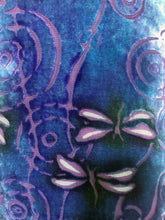 Load image into Gallery viewer, Purple 12"x20" Pillow with Dragonflies Pattern-Sherit Levin