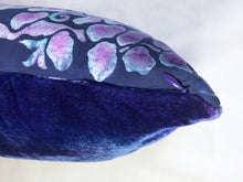 Load image into Gallery viewer, Purple 12"x20" Pillow with Willow Branches Pattern