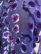 Load image into Gallery viewer, Roses Poncho/Scarf in Purple