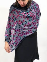 Load image into Gallery viewer, Red Roses Velvet Versatile Poncho-Sherit Levin