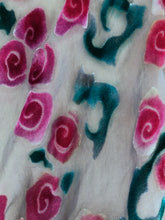 Load image into Gallery viewer, Red Roses Velvet Versatile Poncho
