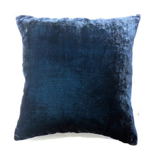 Load image into Gallery viewer, Roses 18" Square Pillow Cover with Dark Blue reverse-Sherit Levin