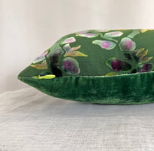 Load image into Gallery viewer, Small Branches Pillow in Olive Green