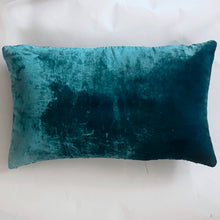 Load image into Gallery viewer, Turquoise 12&quot;x20&quot; Pillow with Willow Branches Pattern with insert (as all)
