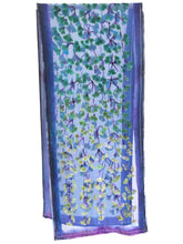 Load image into Gallery viewer, Velvet Scarf with Gingko Leaves in Purple-Sherit Levin