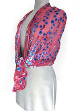 Load image into Gallery viewer, Velvet Scarf/Shawl in Coral Red-Sherit Levin