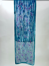 Load image into Gallery viewer, Dragonflies Scarf in Blue
