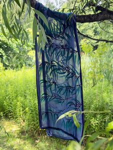 Eucalyptus Scarf in Purple