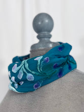 Load image into Gallery viewer, Circle Scarf in Turquoise Blue
