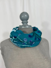Load image into Gallery viewer, Circle Scarf in Turquoise Blue
