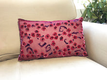 Load image into Gallery viewer, Red Rose Pillow
