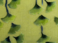 Load image into Gallery viewer, Chartreuse Green Gingko Pillow
