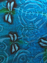 Load image into Gallery viewer, Cowl with Dragonflies in Blue-Sherit Levin
