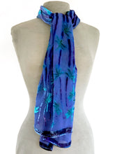 Load image into Gallery viewer, Dragonflies Scarf in Purple-Sherit Levin
