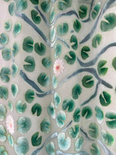 Load image into Gallery viewer, Ivory Velvet Lily Pads Scarf/Shawl
